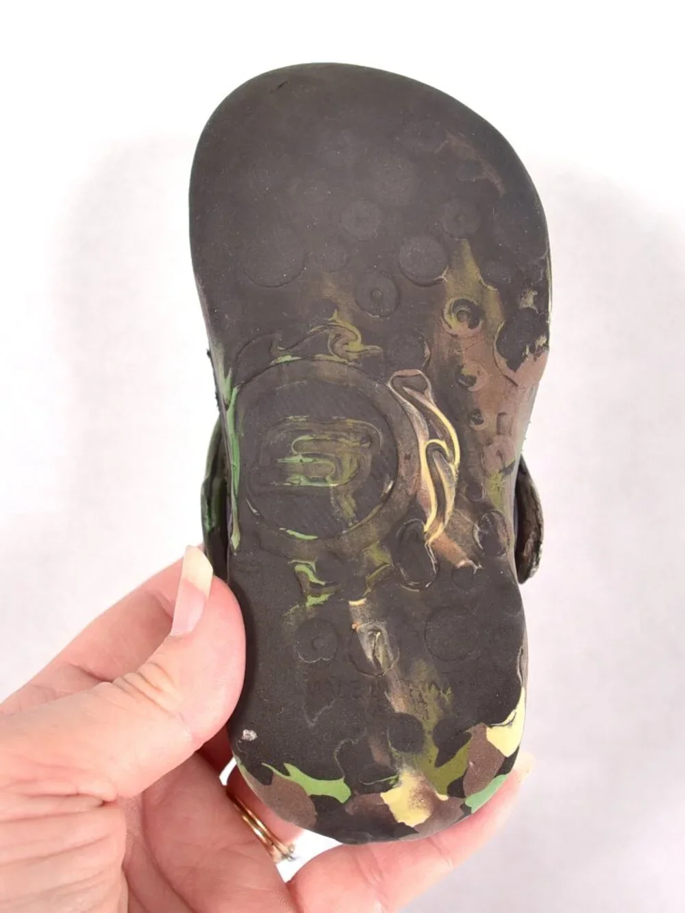 Skechers Camo Easy Slip On Water Closed Toe Rubber Baby Shoe Size 2/3